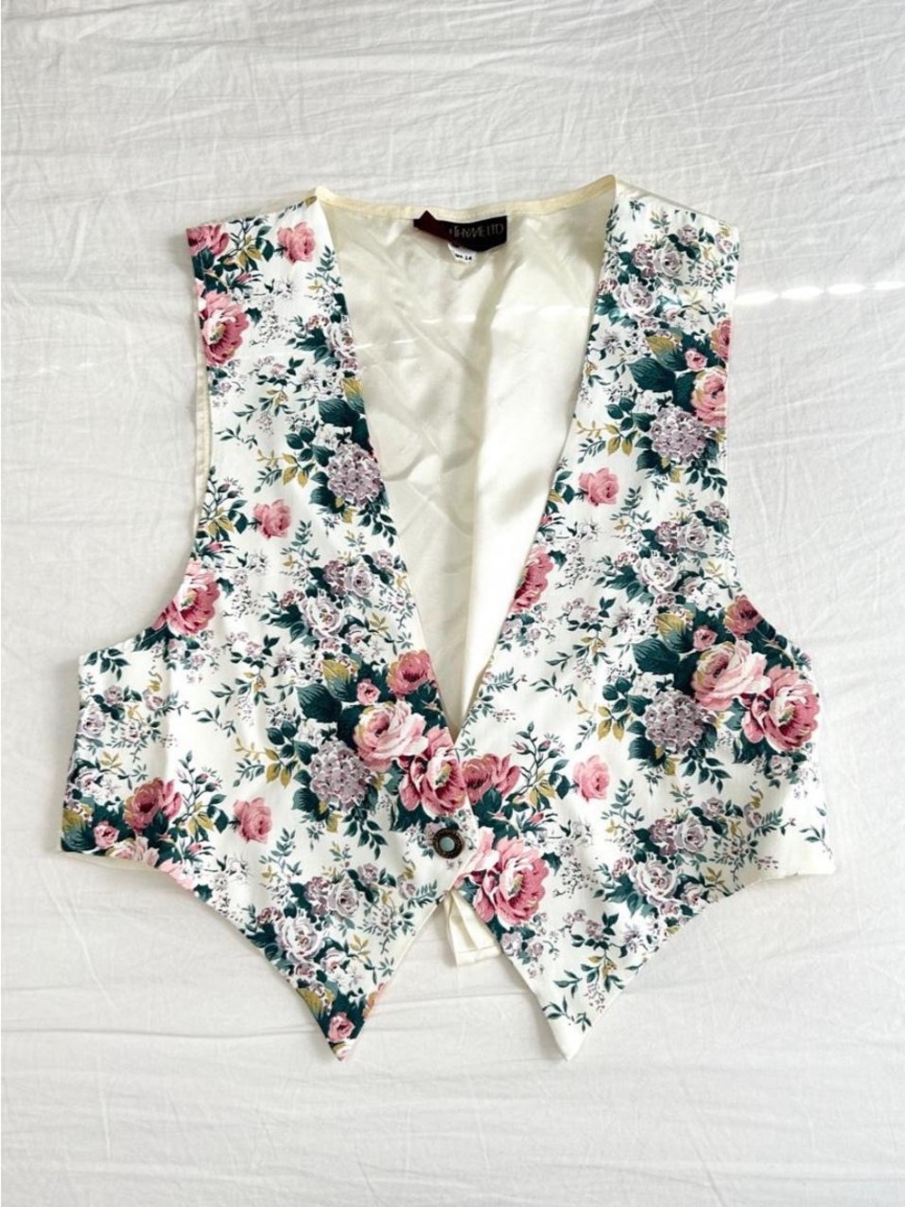 Floral Print Women's Vest